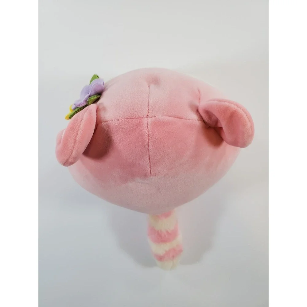 Squishmallows Pink Raccoon Plush‎ 8 Flower Accent Soft Stuffed Animal Kellytoy